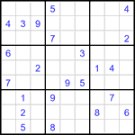 Судоку 9х9 #3155 средний