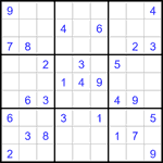 Судоку 9х9 #3156 средний