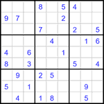 Судоку 9х9 #3158 средний