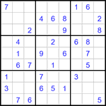 Судоку 9х9 #3160 средний