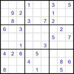 Судоку 9х9 #3161 средний