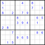 Судоку 9х9 #3162 средний