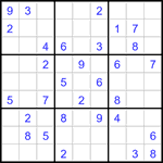 Судоку 9х9 #3163 средний