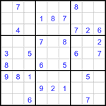 Судоку 9х9 #3165 средний