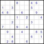 Судоку 9х9 #3169 средний