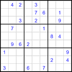 Судоку 9х9 #3132 трудный