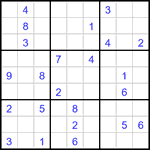 Судоку 9х9 #3138 трудный