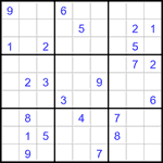 Судоку 9х9 #3126 очень трудный