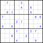 Судоку 9х9 #3148 очень трудный