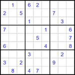 Судоку 9х9 #3163 очень трудный