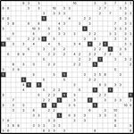 Филиппинский кроссворд #2169 “Бабочка”