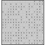 Японская мозаика #3105 “Роза”