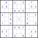 Судоку-отшельники 9х9 #2 легкий Судоку-отшельники 9х9 #2 легкий