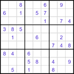 Судоку-отшельники 9х9 #1 средний Судоку-отшельники 9х9 #1 средний