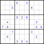 Судоку-отшельники 9х9 #4 очень трудный Судоку-отшельники 9х9 #4 очень трудный