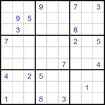 Судоку-отшельники 9х9 #11 очень трудный Судоку-отшельники 9х9 #11 очень трудный