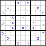 Судоку-отшельники 9х9 #12 очень трудный Судоку-отшельники 9х9 #12 очень трудный