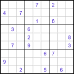 Судоку-отшельники 9х9 #16 очень трудный Судоку-отшельники 9х9 #16 очень трудный