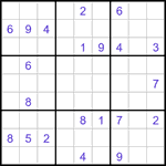 Судоку-отшельники 9х9 #18 очень трудный Судоку-отшельники 9х9 #18 очень трудный