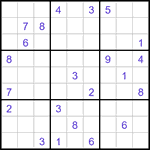 Судоку-отшельники 9х9 #19 очень трудный Судоку-отшельники 9х9 #19 очень трудный