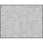 Японская мозаика #3195 “Снег”