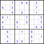 Судоку 9х9 #3202 легкий