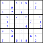 Судоку 9х9 #3206 легкий