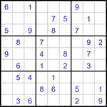Судоку 9х9 #3207 легкий