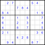 Судоку 9х9 #3209 легкий