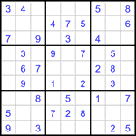 Судоку 9х9 #3211 легкий