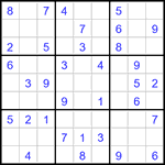 Судоку 9х9 #3213 легкий