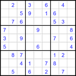 Судоку 9х9 #3217 легкий