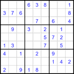 Судоку 9х9 #3218 легкий