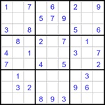 Судоку 9х9 #3219 легкий