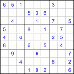 Судоку 9х9 #3225 легкий