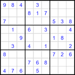 Судоку 9х9 #3227 легкий