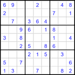 Судоку 9х9 #3228 легкий