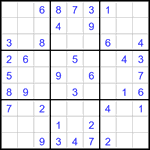Судоку 9х9 #3235 легкий