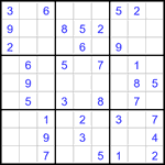 Судоку 9х9 #3236 легкий