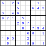 Судоку 9х9 #3237 легкий
