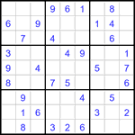 Судоку 9х9 #3239 легкий