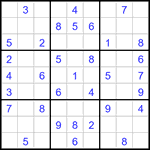 Судоку 9х9 #3244 легкий