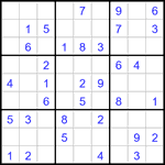 Судоку 9х9 #3247 легкий
