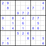 Судоку 9х9 #3248 легкий