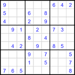 Судоку 9х9 #3171 средний