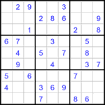 Судоку 9х9 #3176 средний