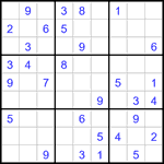 Судоку 9х9 #3181 средний
