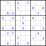 Судоку 9х9 #3182 средний