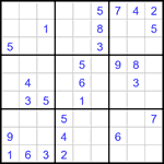 Судоку 9х9 #3188 средний