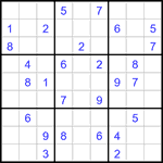 Судоку 9х9 #3193 средний